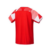 Yonex Badminton T-shirt Crew Neck Tournament (official shirt of the national team) 2025 red men's